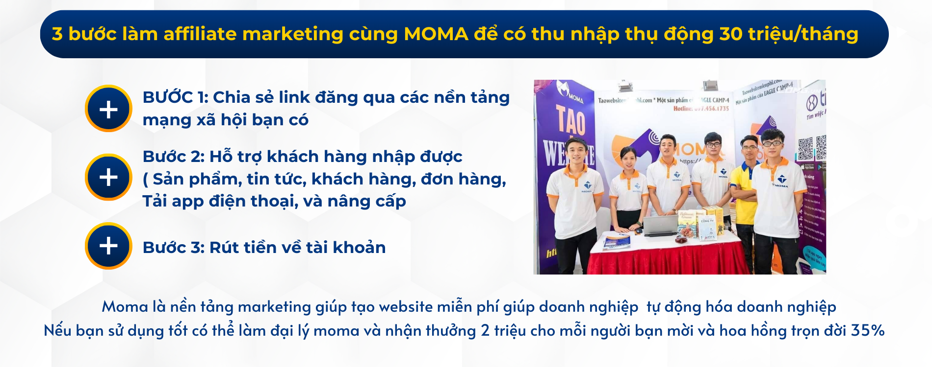 Website làm để giới thiệu tính năng kỹ thuật, chào bán sản phẩm